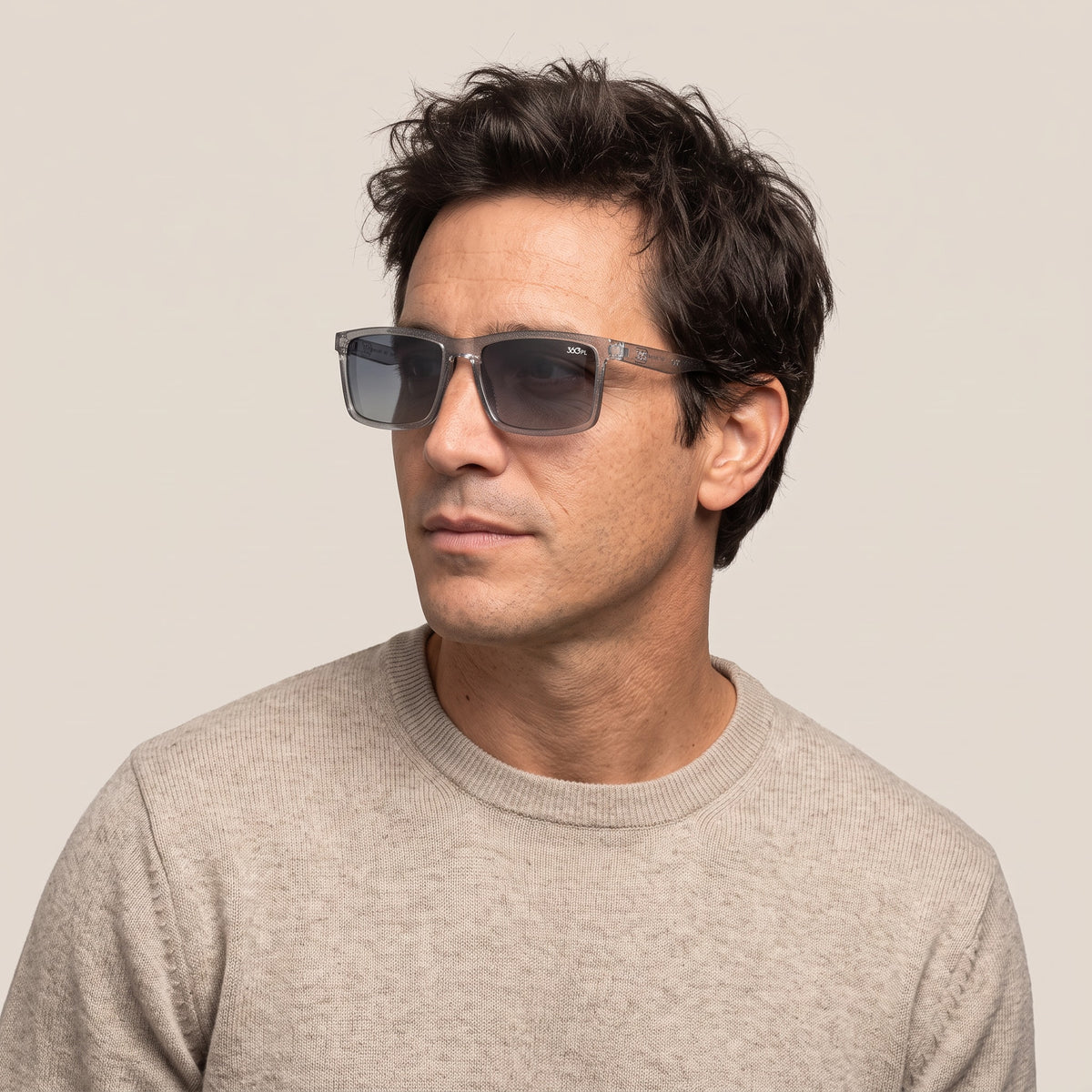 360° Connor Sol Gris / Gris · CONNOR SN 07 BR FUME/NEGRO · hombre