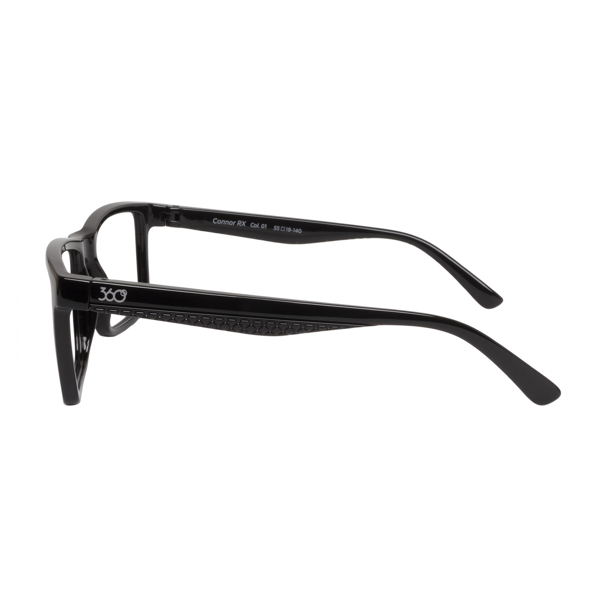 360° Connor Negro · CONNOR RX 01 BR Negro · perfil