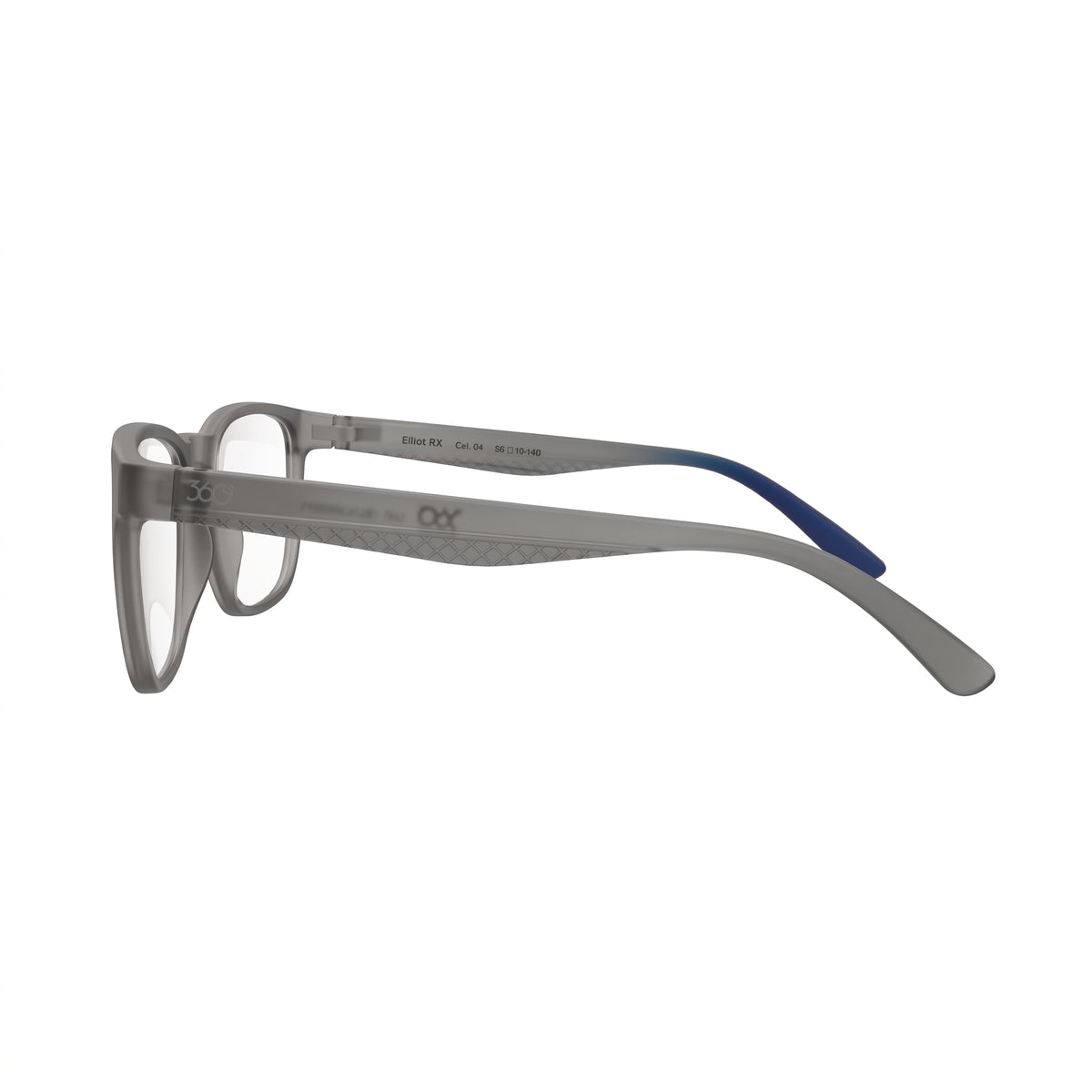360° Elliot Gris Mate · ELLIOT RX 04 MT FUME · perfil