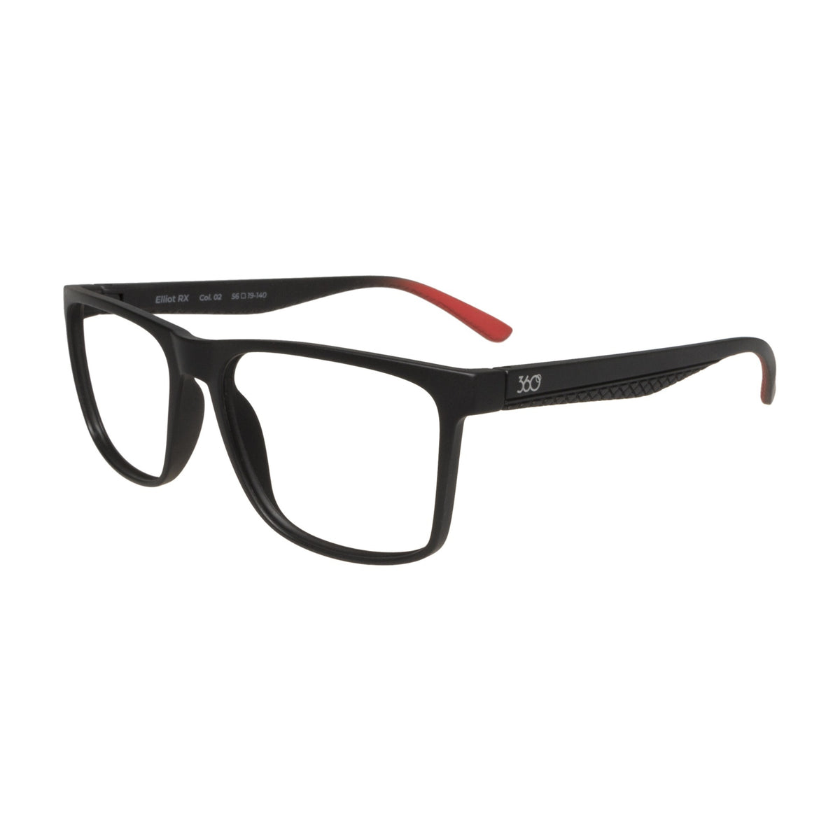 360° Elliot Negro Mate · ELLIOT RX 02 MT Negro · hero