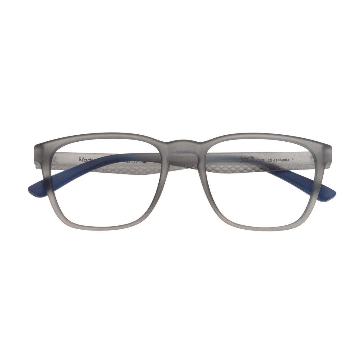 360° Marty Gris Mate · MARTY RX 03 MT HUMO AZUL · cerrado