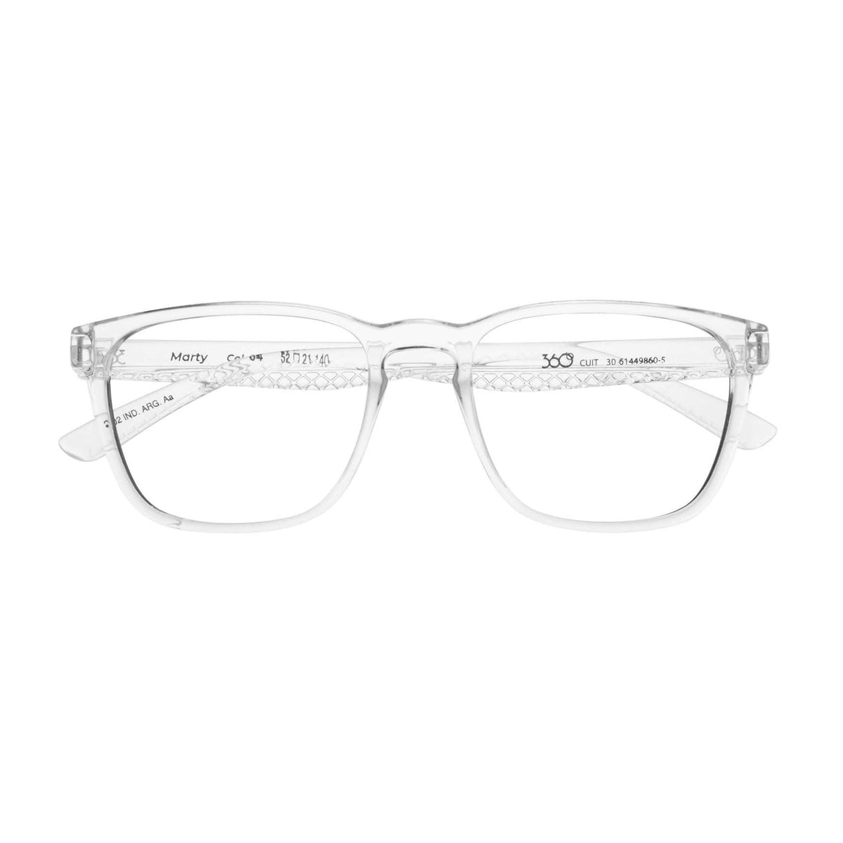360° Marty Transparente · MARTY RX 04 BR TRANSP · detalle