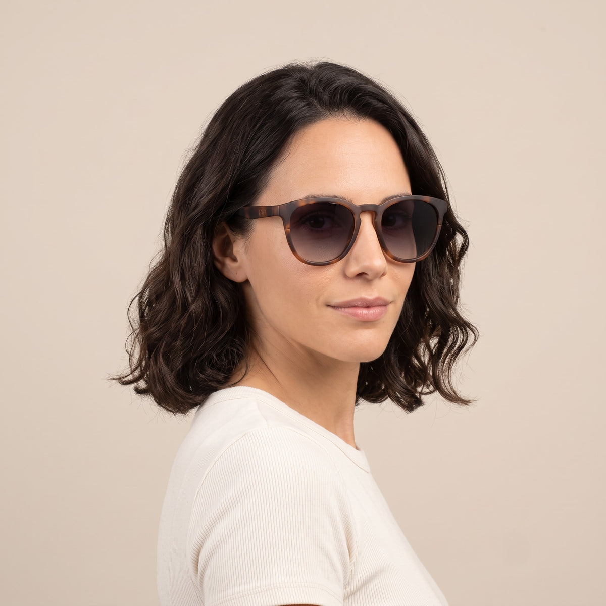 360° The Dude Sol Carey Mate / Gris · THE DUDE SN 05 MT DEMI MARRON · mujer