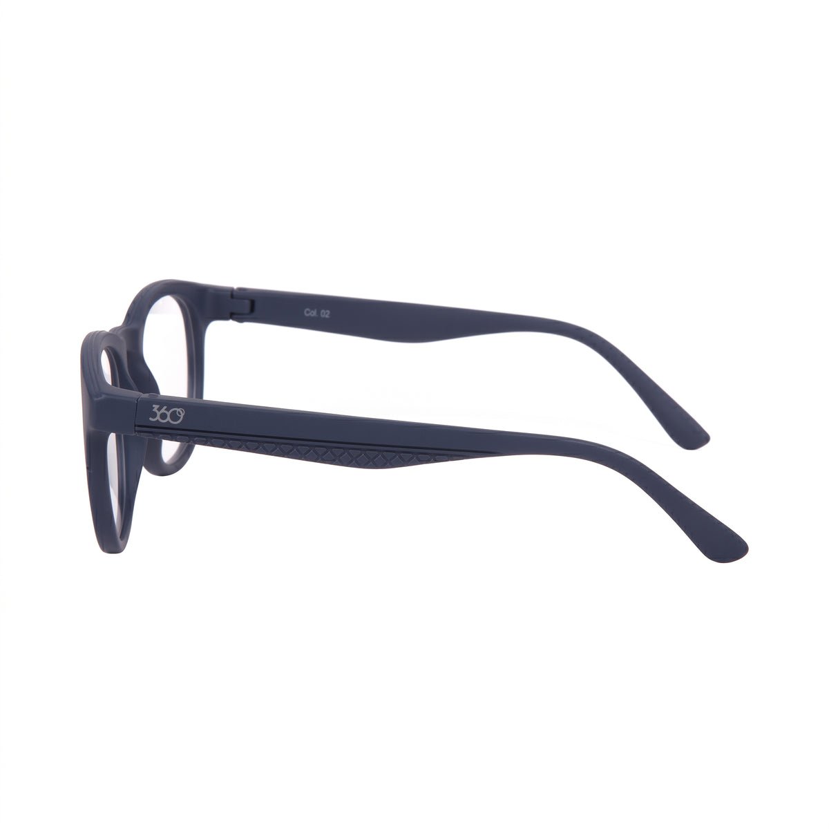 360° The Dude Azul Mate · THE DUDE RX 02 MT AZUL TRASL OSC · perfil