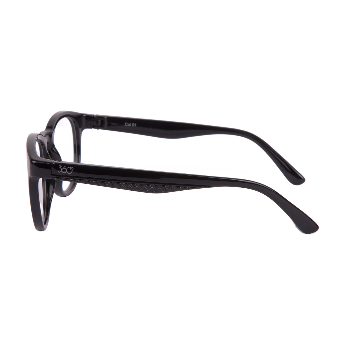 360° The Dude Negro Mate · THE DUDE RX 01 MT NGRO · perfil