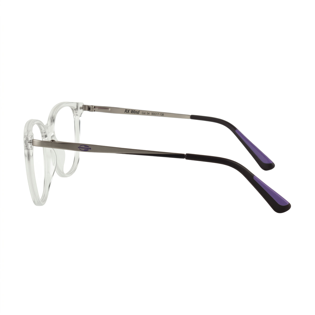 Mormaii Wind Transparente · WIND RX 04 CRISTAL PLATA · perfil