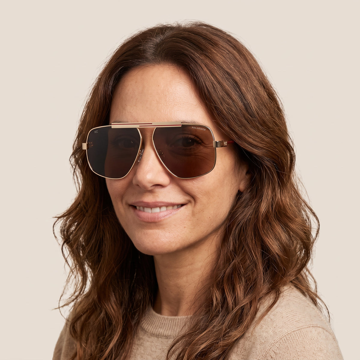 María del Cerro Glow Dorado / Marrón · GLOWC3 · mujer
