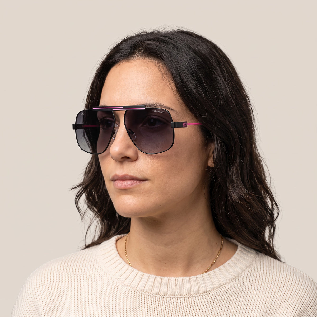 María del Cerro Glow Negro Rosa / Gris · GLOWC1 · mujer