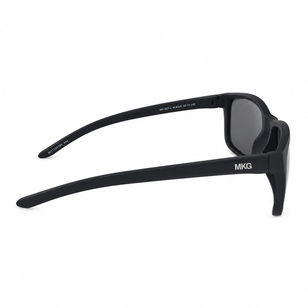 Monkey Grove MG 627 Negro Mate / Gris · MG SOL 627-2 · perfil