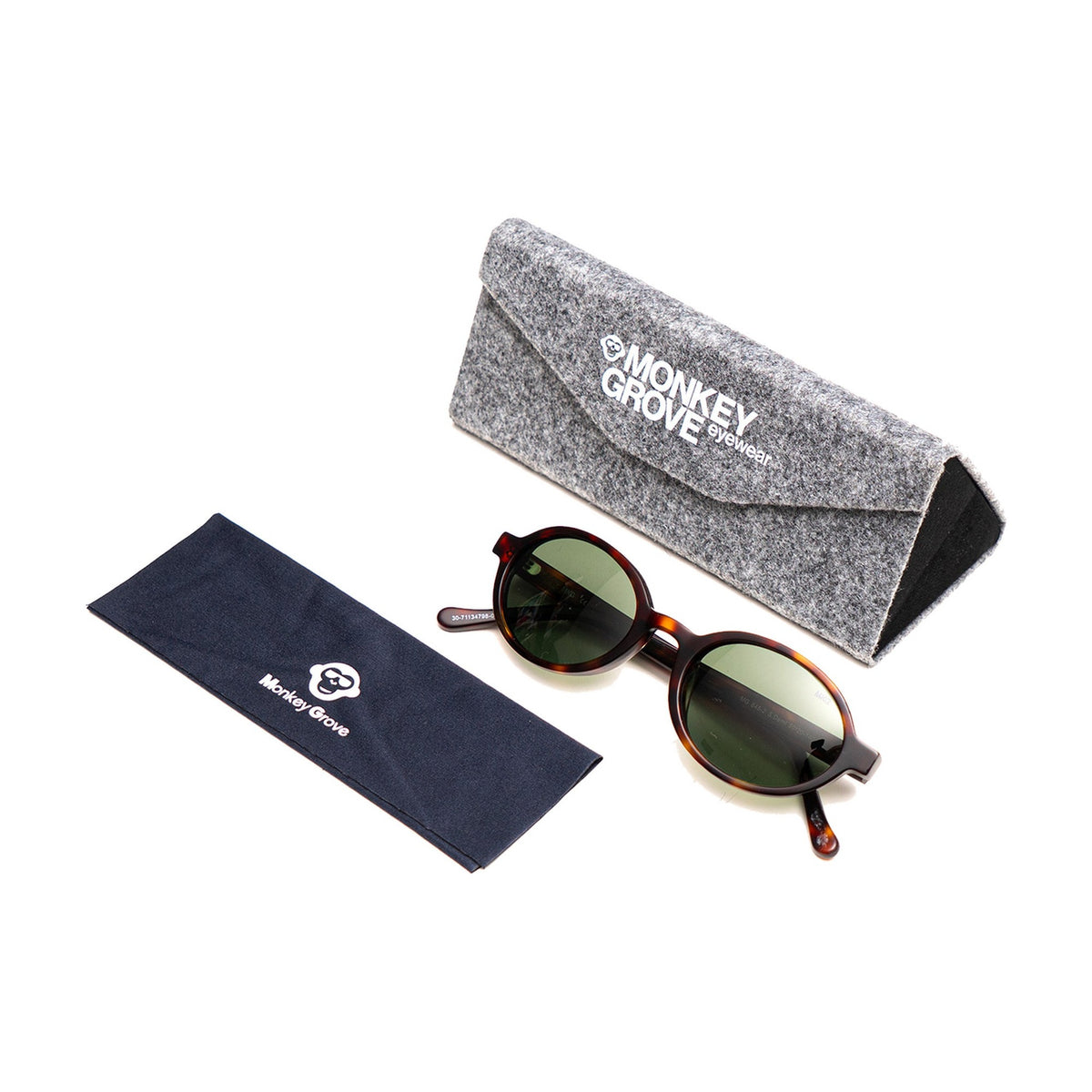 Monkey Grove MG 645 Carey / Verde · MG SOL 645-2 · estuche