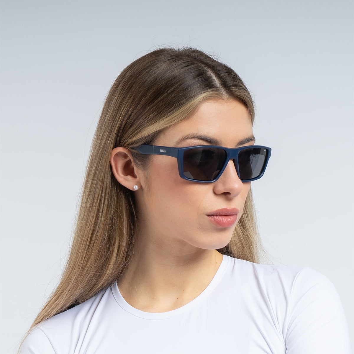 Monkey Grove MG 646 Azul Marino Mate / Gris · MG SOL 646-2 · mujer
