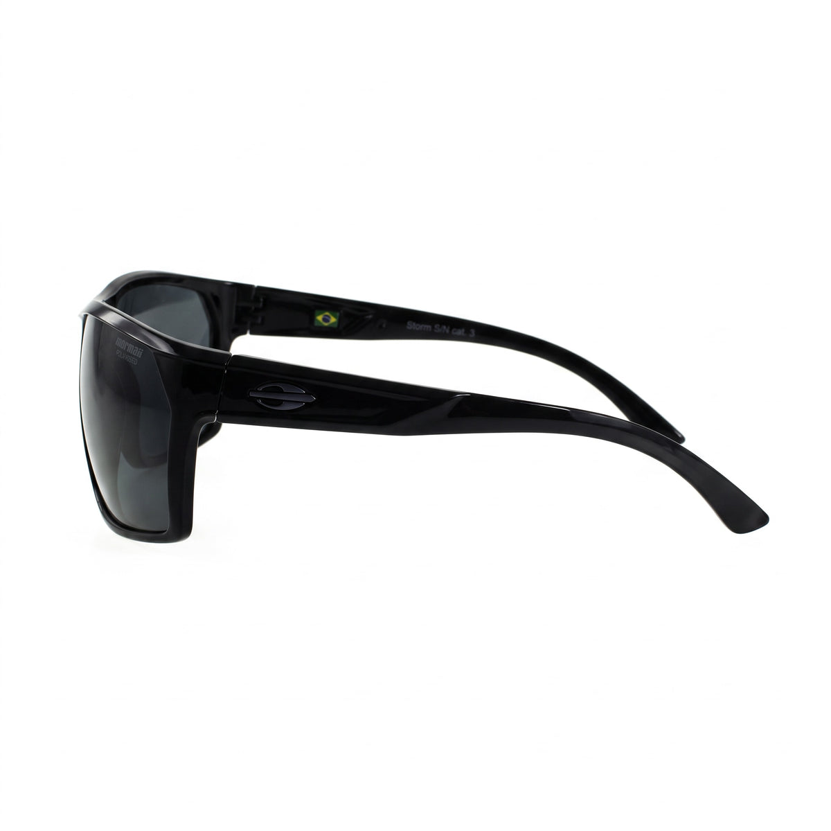 Mormaii Storm Negro / Gris · STORM SN 02 POL BR Negro GRIS · perfil