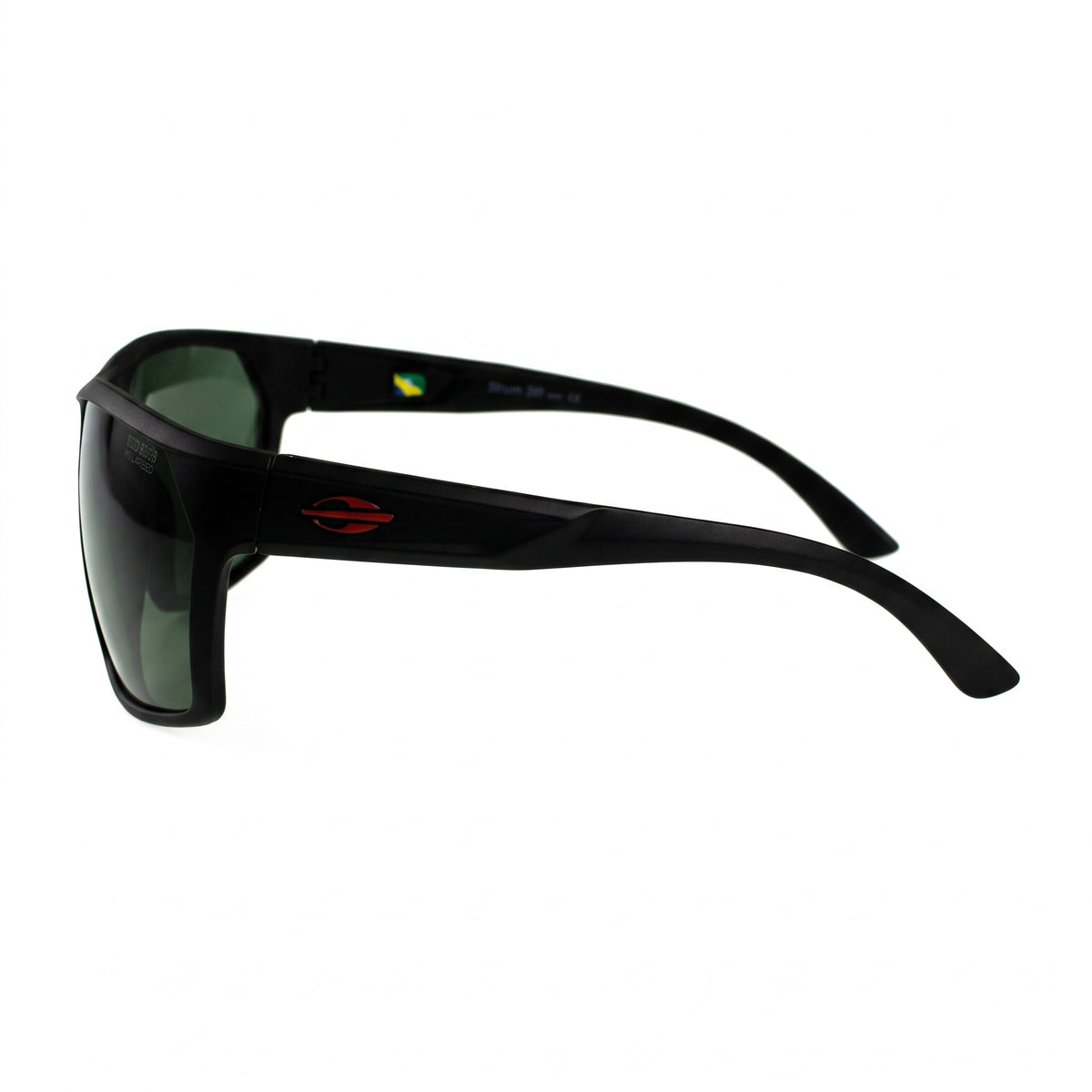 Mormaii Storm Negro Mate / Verde · STORM SN 01 POL MT Negro · perfil