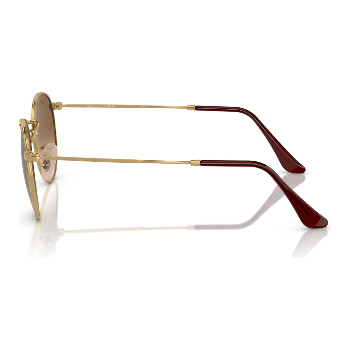 Ray-Ban RB3447 Dorado / Marrón · 0RB3447 001/5150 · perfil