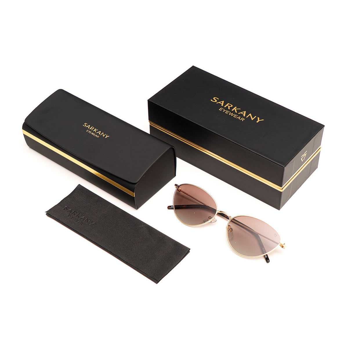 Ricky Sarkany RS 901 Dorado / Marrón · RS SOL 901-1 · estuche