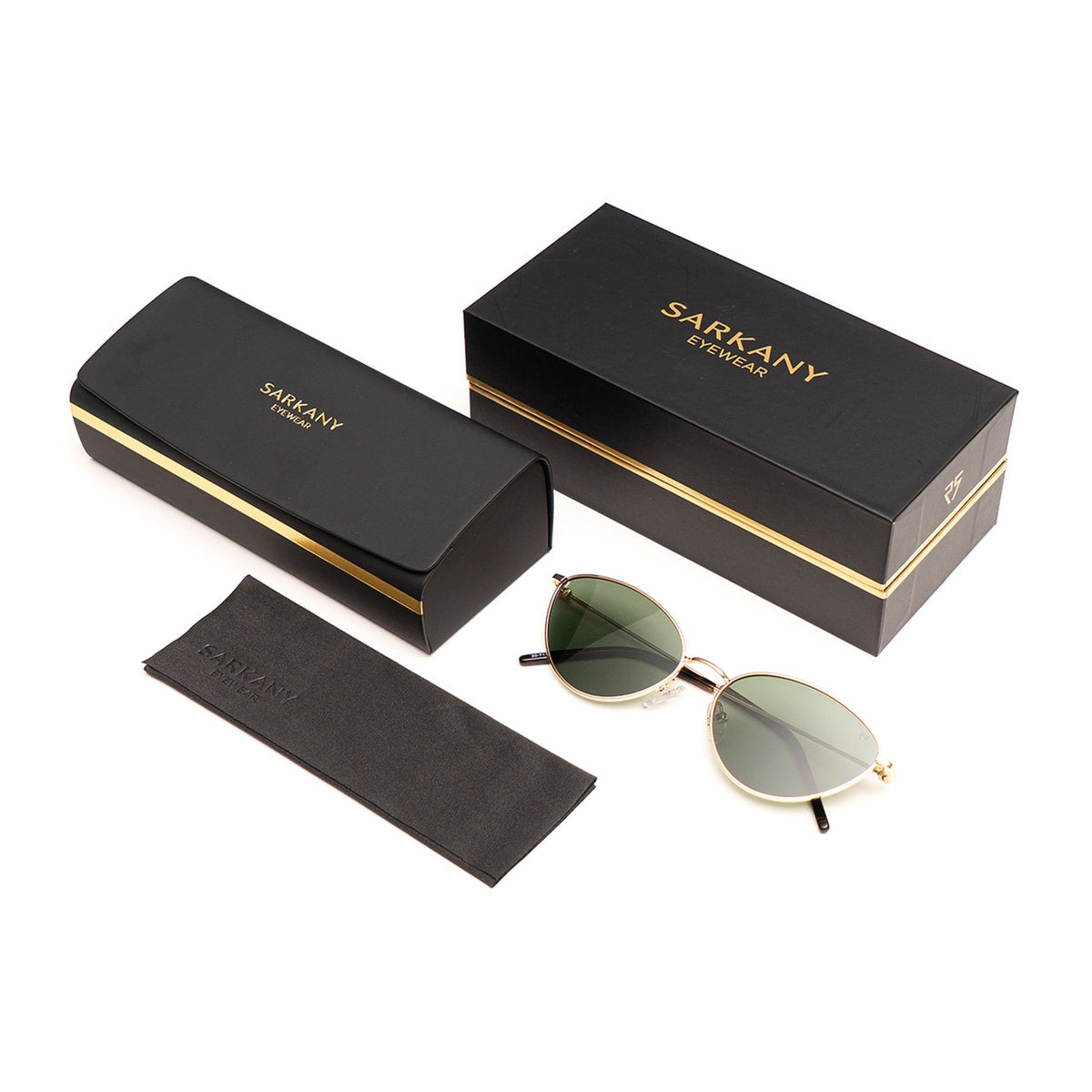 Ricky Sarkany RS 901 Dorado / Verde · RS SOL 901-2 · estuche
