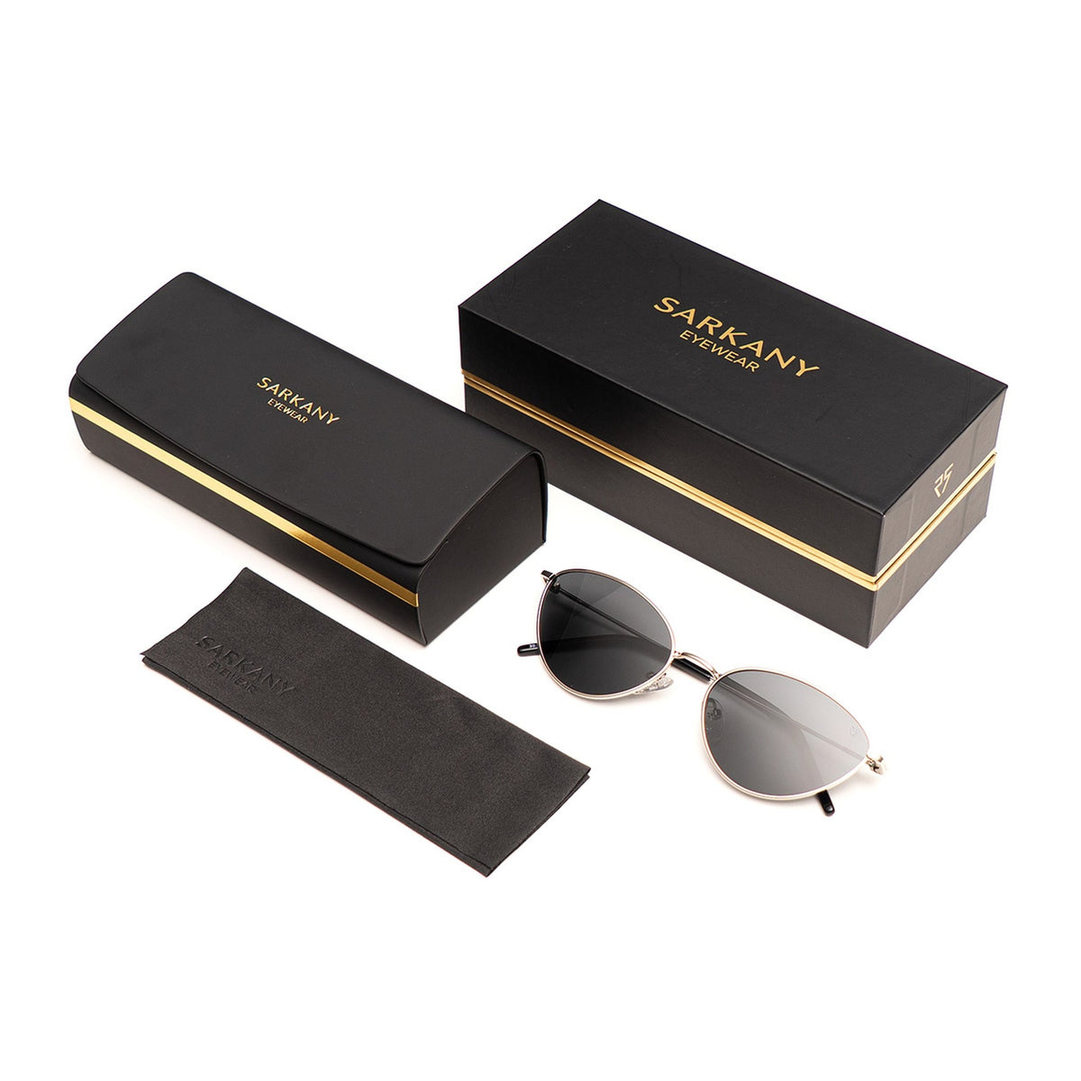 Ricky Sarkany RS 901 Plateado / Negro · RS SOL 901-3 · estuche