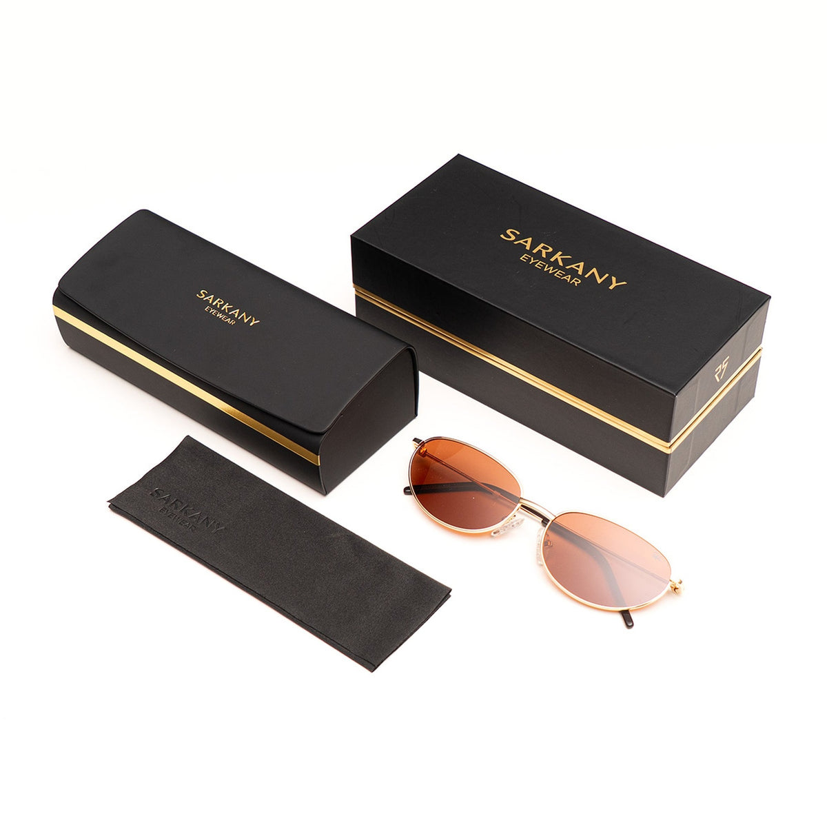 Sofia Sarkany SS 906 Dorado / Marrón · RS SOL SOFIA 906-3 · estuche