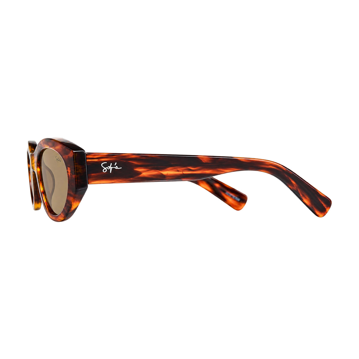 Sofia Sarkany SS 907 Carey / Marrón · RS SOL SOFIA 907-2 · perfil