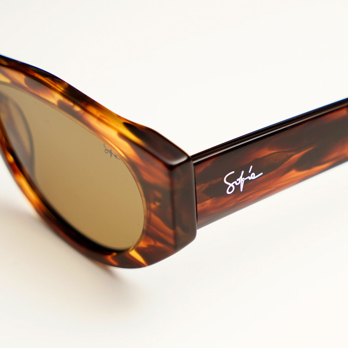 Sofia Sarkany SS 907 Carey / Marrón · RS SOL SOFIA 907-2 · detalle