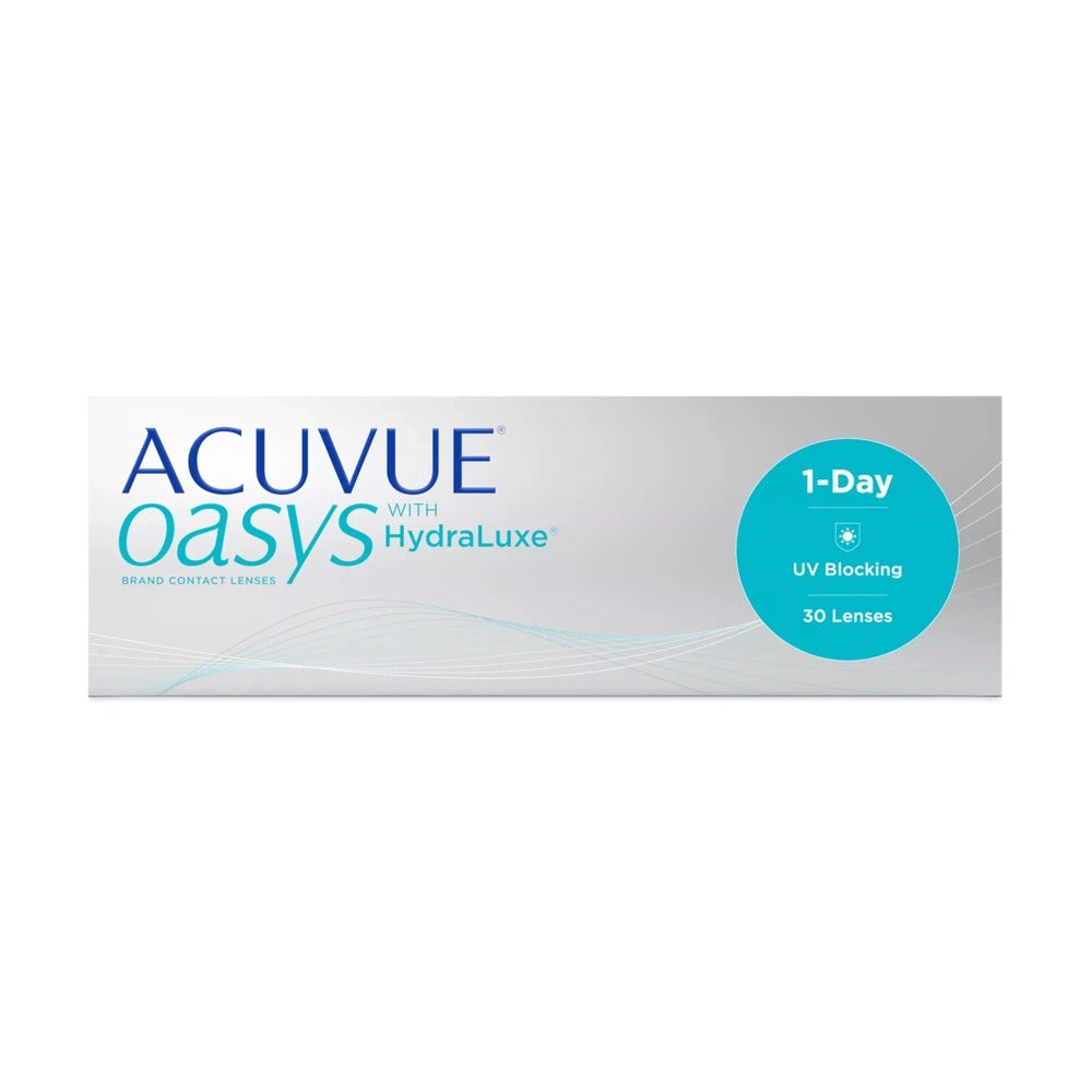 Caja de ACUVUE OASYS 1-Day con HydraLuxe, 30 lentes