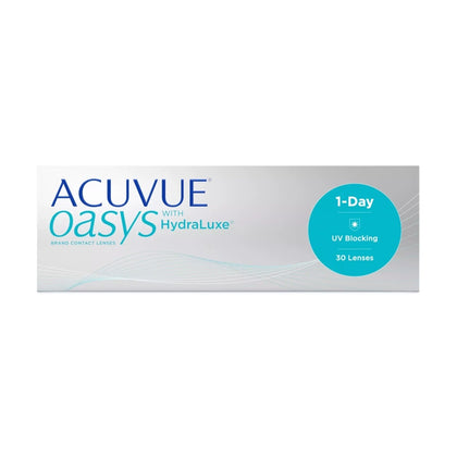 Caja de ACUVUE OASYS 1-Day con HydraLuxe, 30 lentes