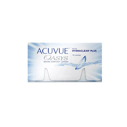 Caja de ACUVUE OASYS con HYDRACLEAR PLUS, 12 lentes
