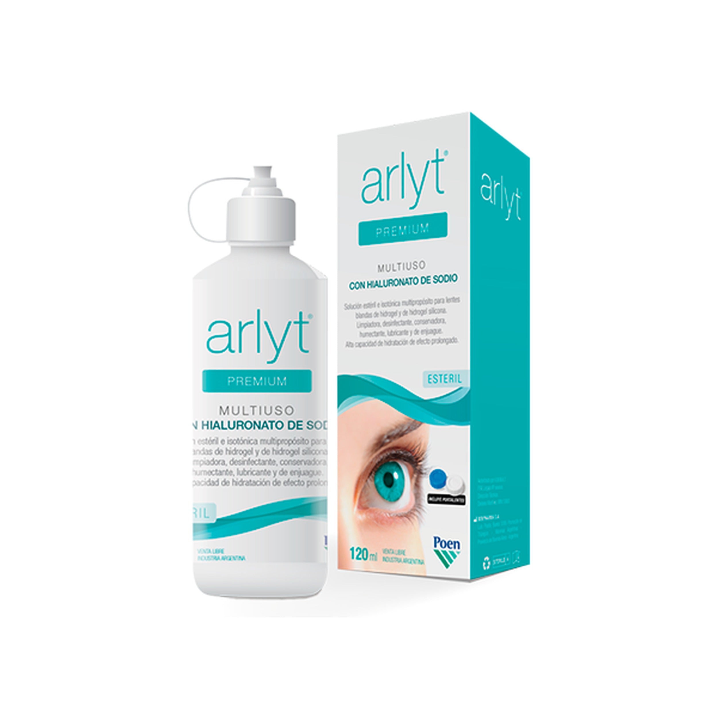 Solución para lentes de contacto Arlyt Premium 360ml · 53PNRL109 · frente