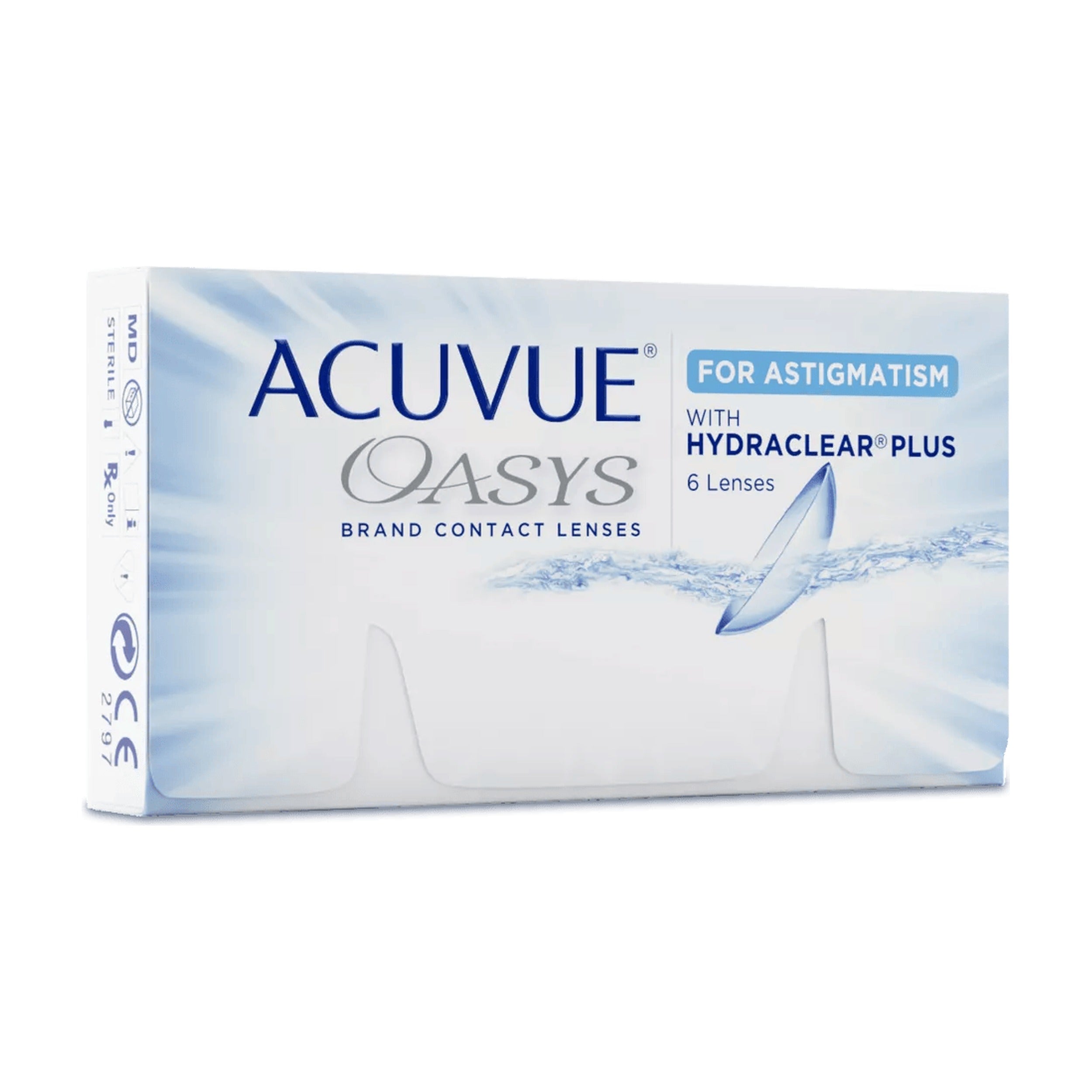 ACUVUE® OASYS® para ASTIGMATISMO con HYDRACLEAR® PLUS · 51JJAC119 · frente