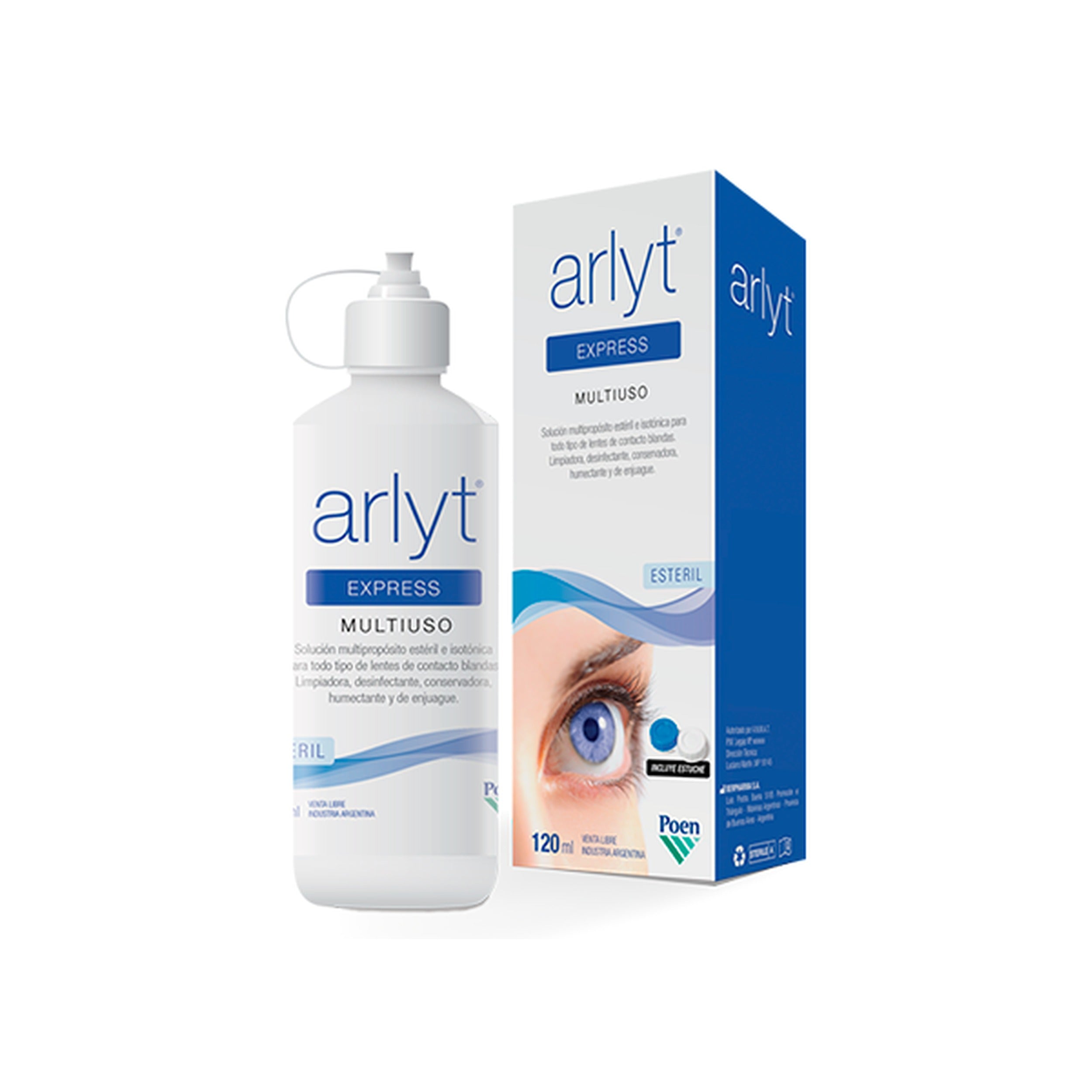 Solución para lentes de contacto Arlyt Express 60ml · 53PNRL101 · frente