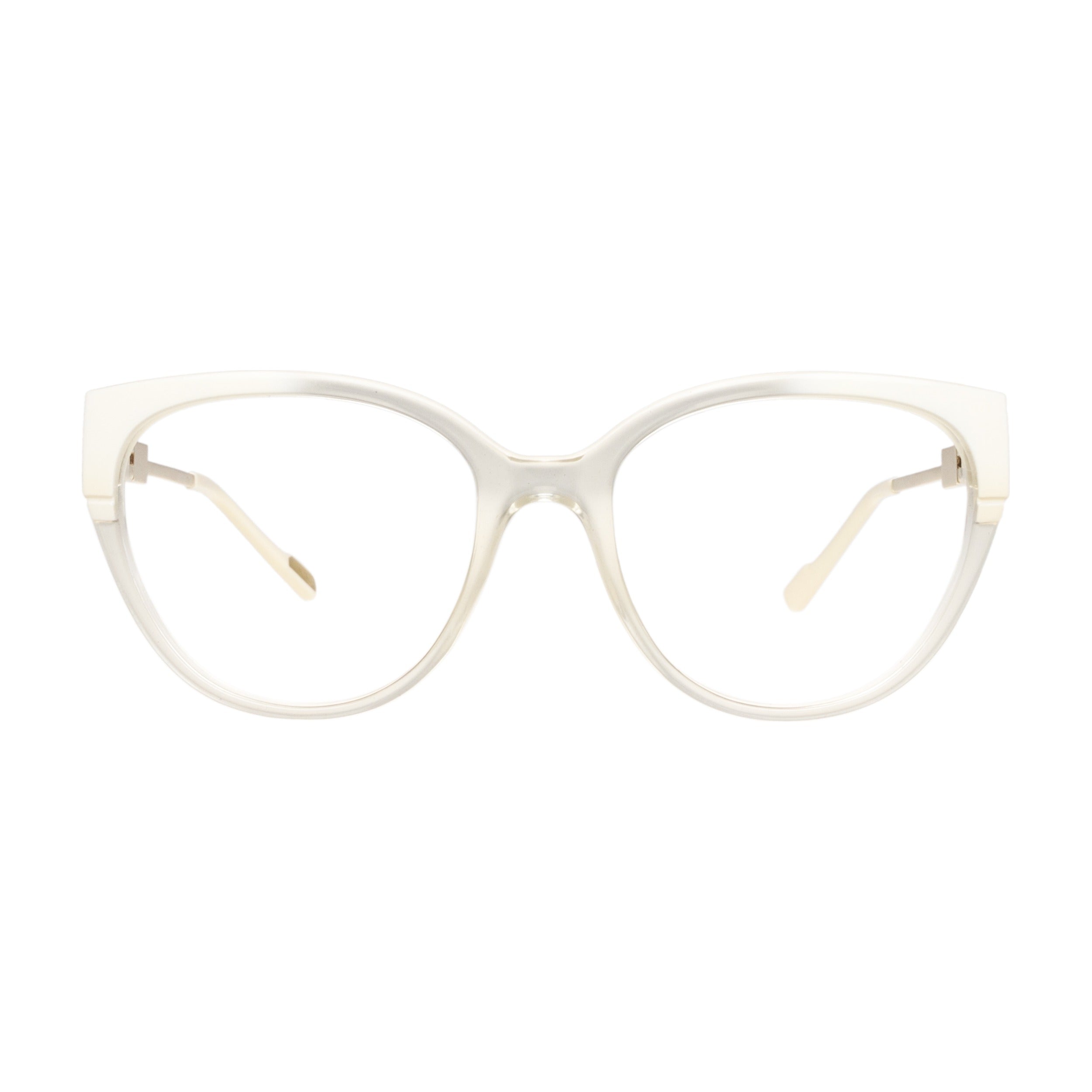 Armazón Paula Cahen D'Anvers Siena RX Blanco - Dorado · SIENA RX 03 BR BE BR TRAS/GOLD · frente