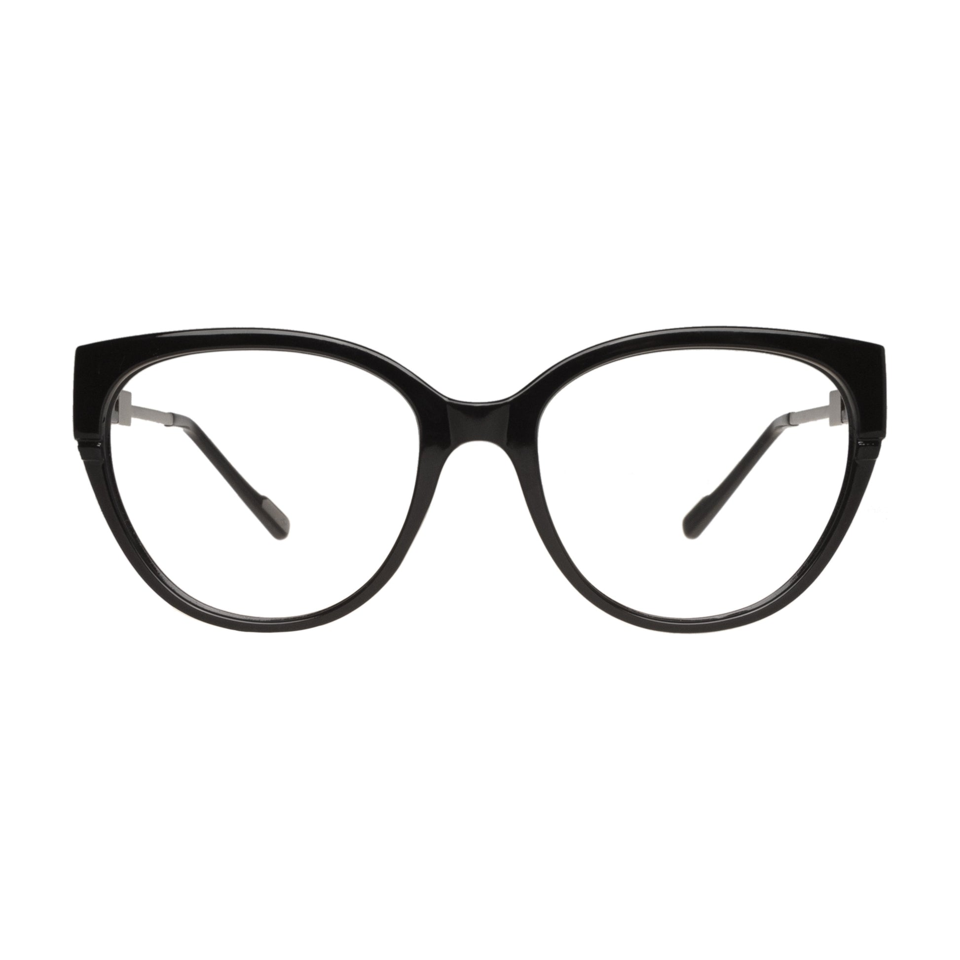 Armazón Paula Cahen D'Anvers Siena RX Negro - Plata · SIENA RX 01 BR NEGRO/SILVER · frente