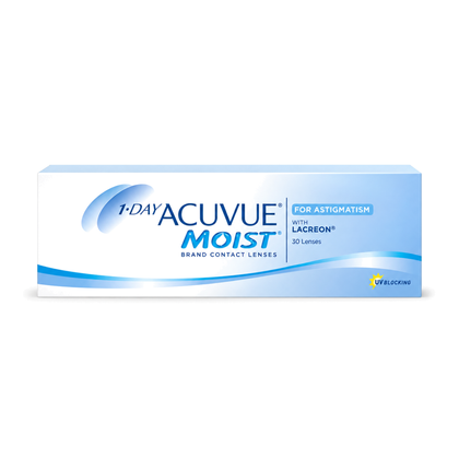 1-Day Acuvue Moist para Astigmatismo con Lacreon · ACV00070 · frente