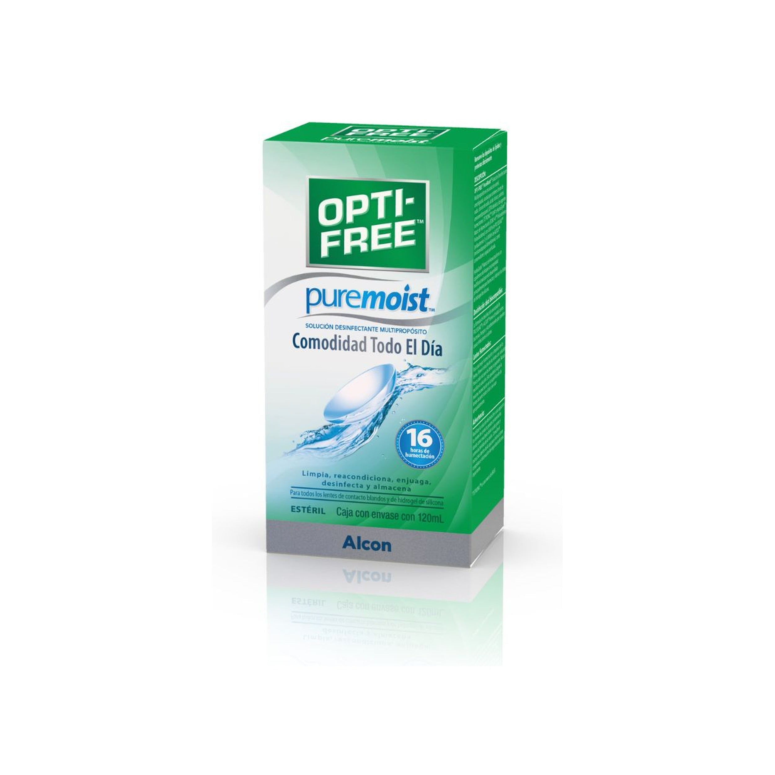 Opti-Free Puremoist 120ml · 53ALOF106 · frente