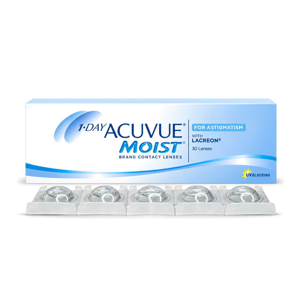 1-Day Acuvue Moist para Astigmatismo con Lacreon · ACV00070 · blísteres
