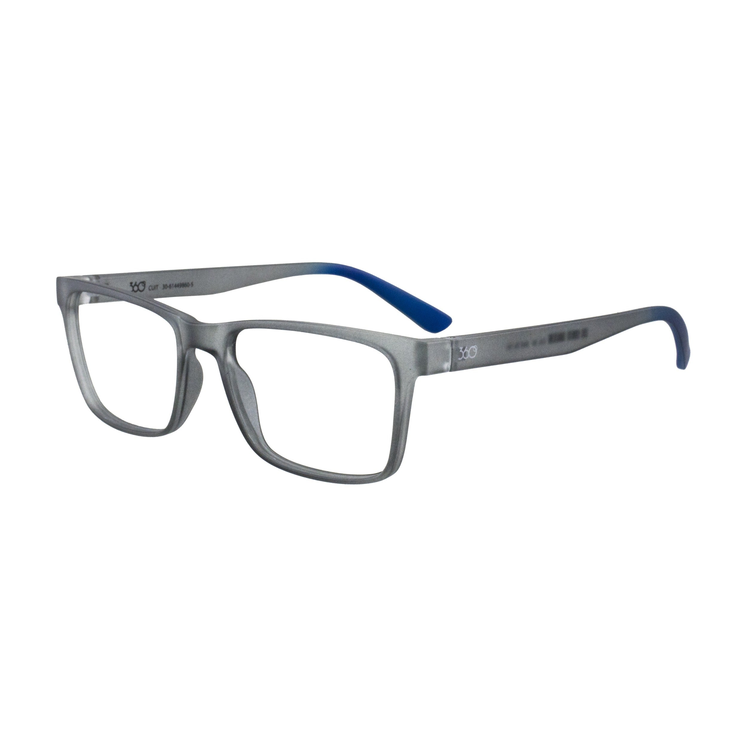 Armazón 360° Aloo Tikki Gris - Humo · ALOO TIKKI RX 05 GRIS HUMO - AZUL · lateral
